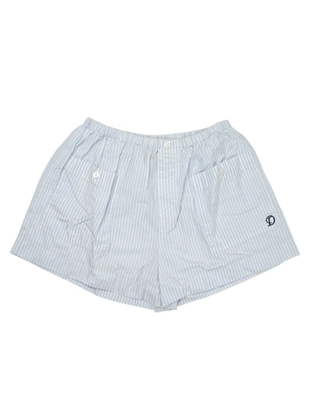 Daphne The Shut Eye Boxer Shorts in Cloud Stripe